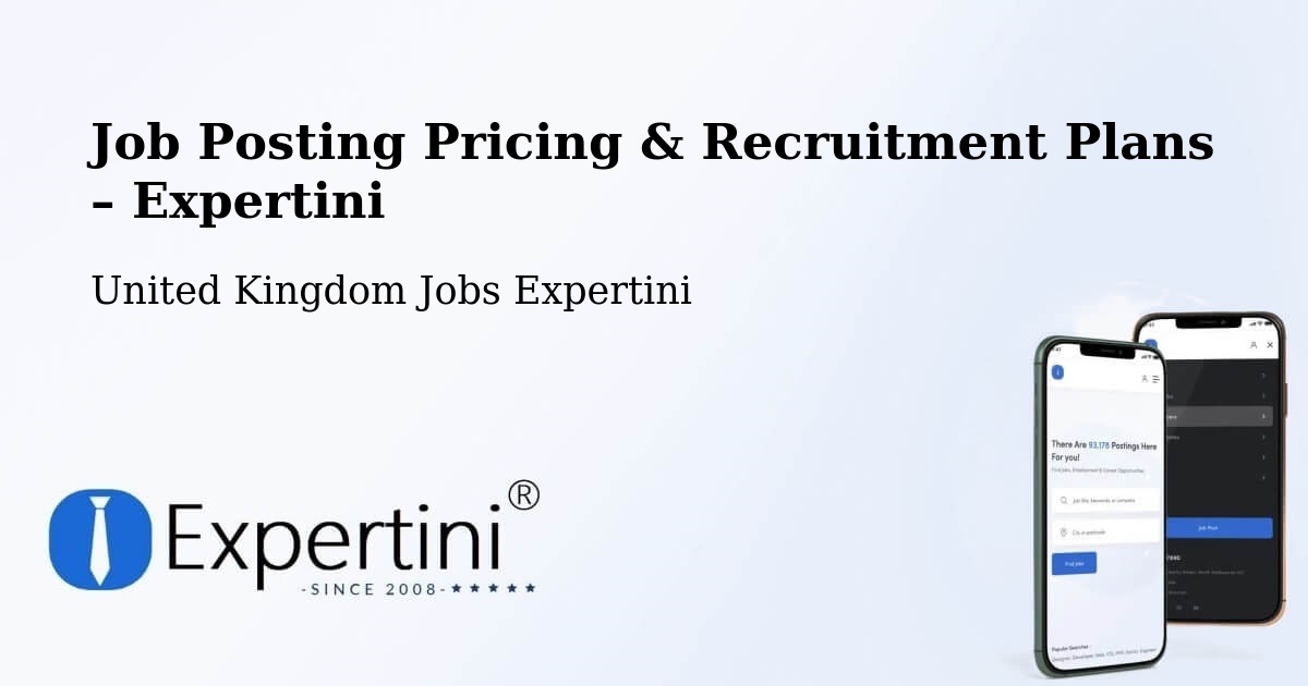 Job Posting Pricing & Recruitment Plans – Heathfield - Heathfield, United Kingdom Jobs Expertini